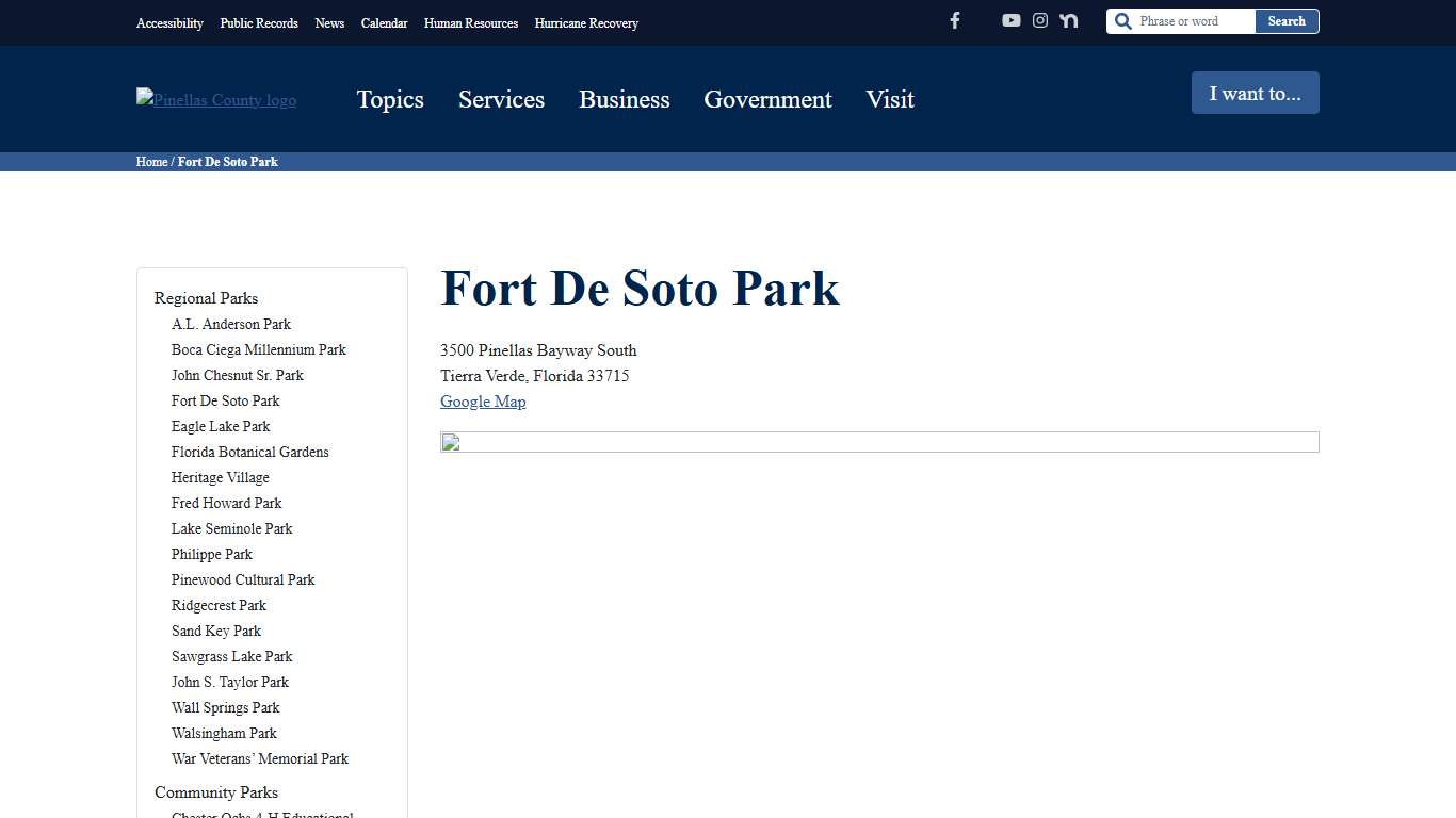 Fort De Soto Park - Pinellas County